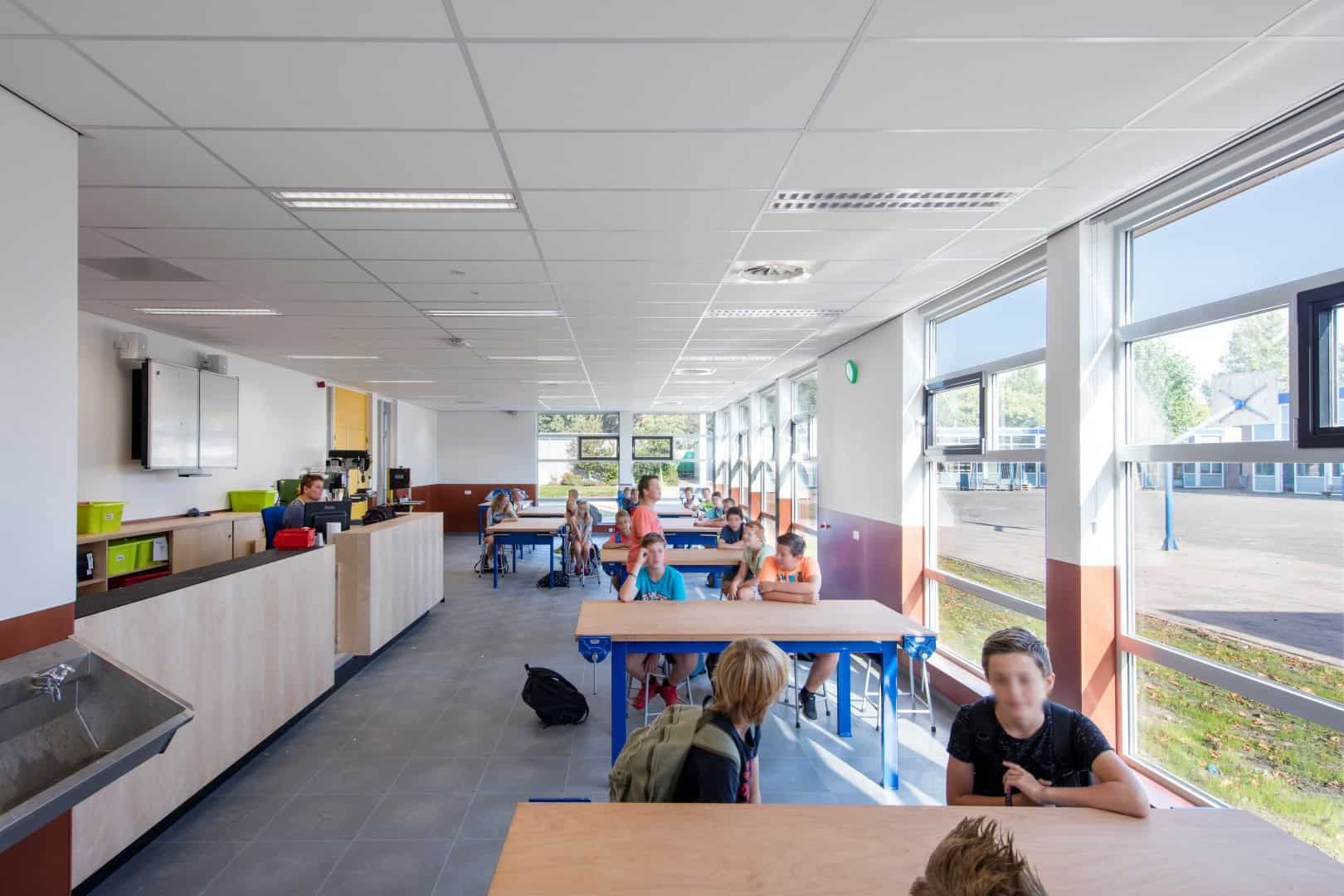 Handvaardigheid lokaal van het Teylingen College KTS in Voorhout