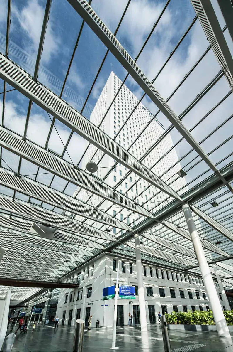 Hal van glazen Erasmus Medisch Centrum